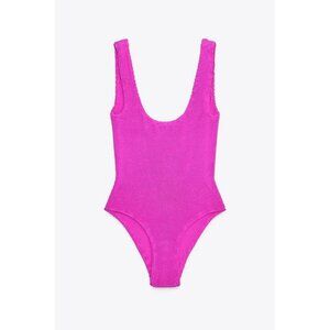ZARA TEXTURED SWIMSUIT